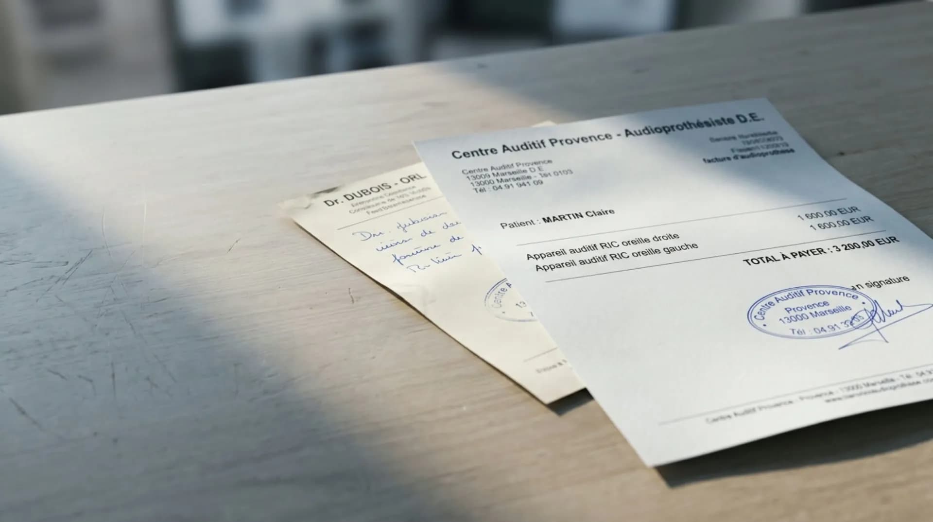 Documents administratifs analyses par l'IA de detection de fraude